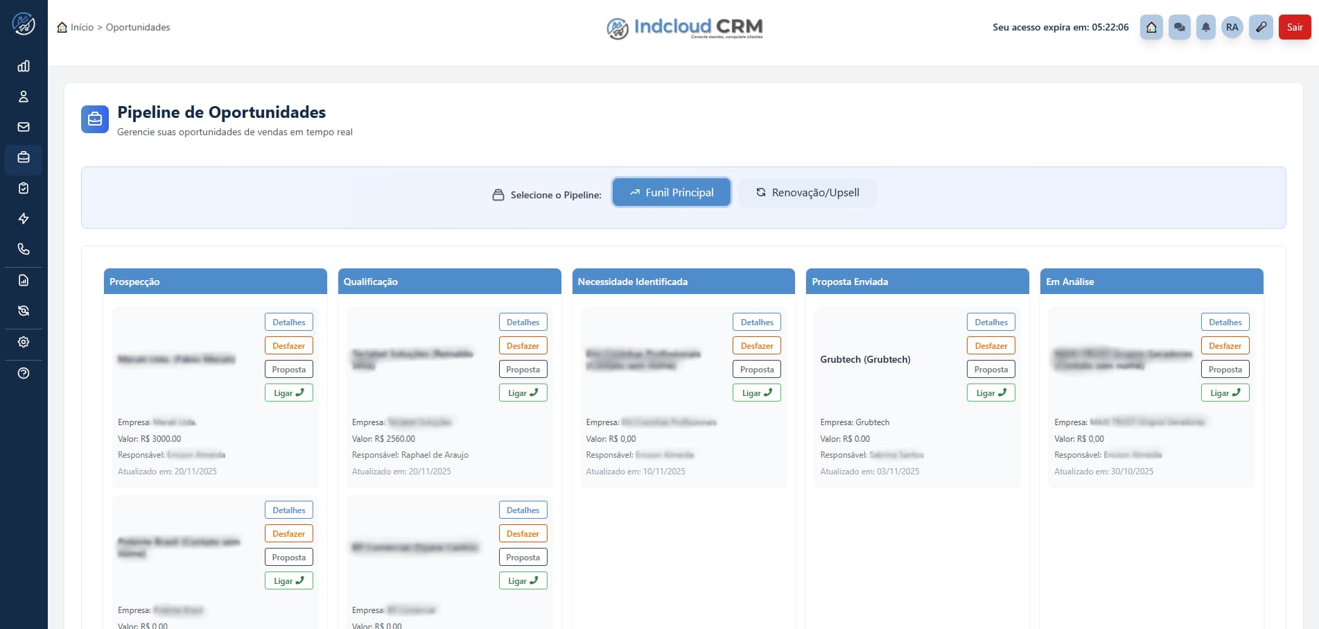 Módulo Oportunidades